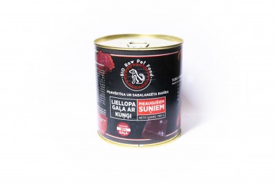 Liellopa gaļa ar kuņģi pieaugušiem suņiem